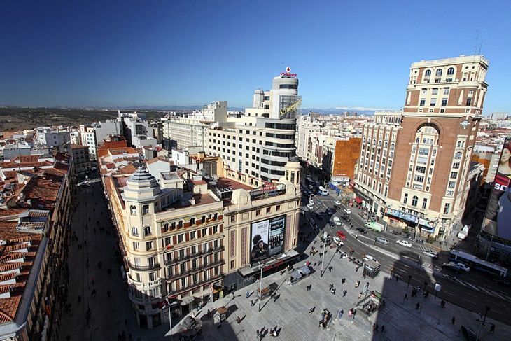 Plaza de Callao y Gran Vía, Madrid. [By Madrid11 en Flickr, (CC BY-NC-ND 2.0)]
