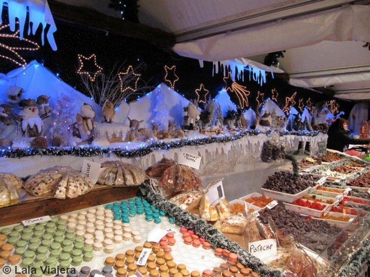 Dulces en el Mercado Navideño de Bruselas