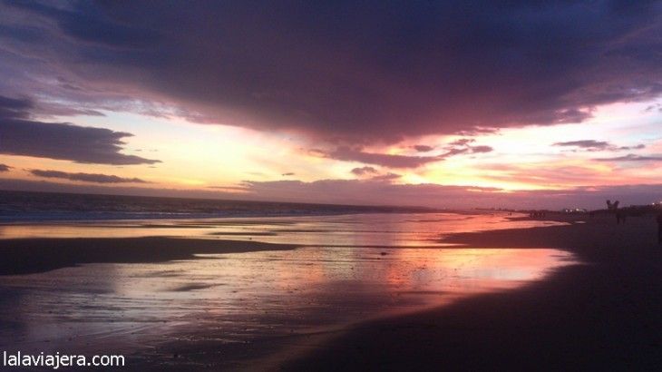 Puesta de sol en Islantilla, Huelva