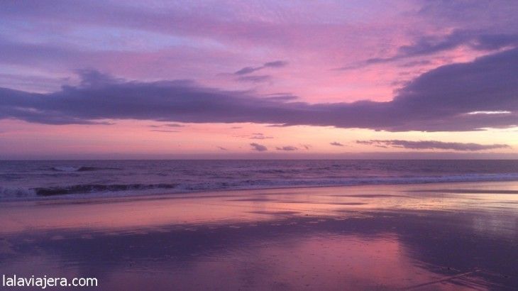 Atardecer en Playa de Islantilla, Huelva