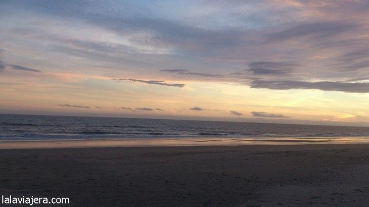 Puesta de sol en Islantilla, Huelva