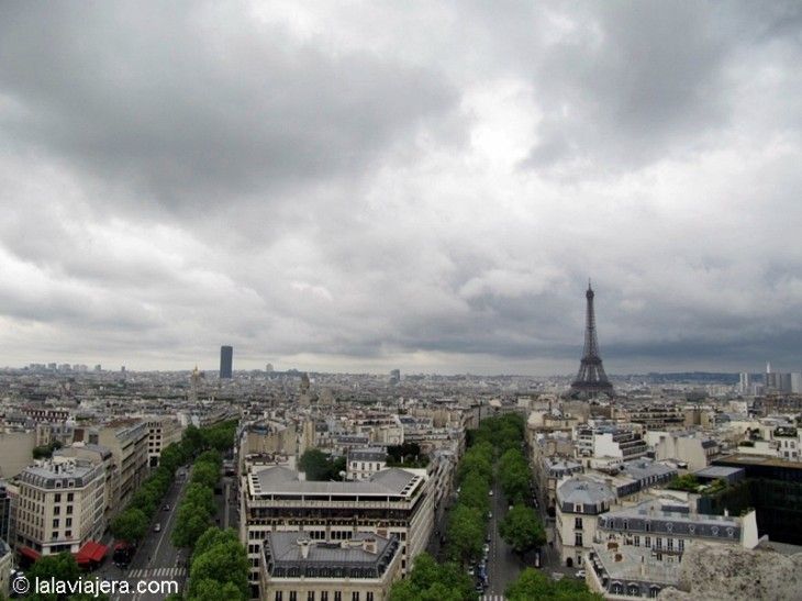 Los mejores miradores de París: Terraza del Arco del Triunfo