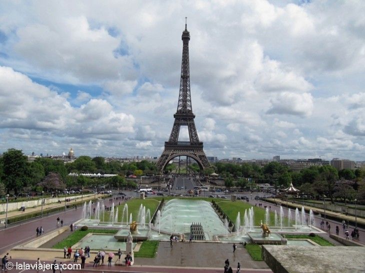 La Torre Eiffel desde el Trocadero