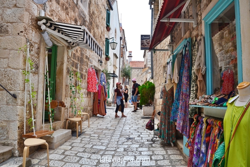 Callejuelas empedradas, Hvar