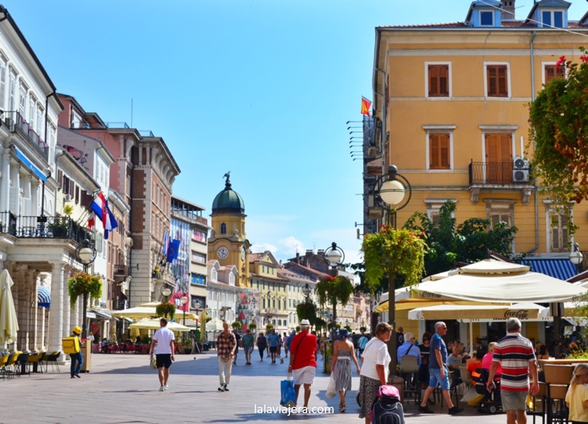 Paseo Korzo, en Rijeka