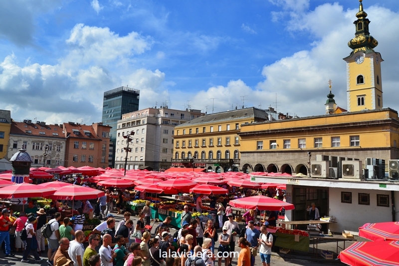 Mercado Dolac, en Zagreb