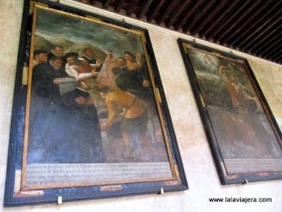 Lienzos Claustro Mudejar, Monasterio Guadalupe