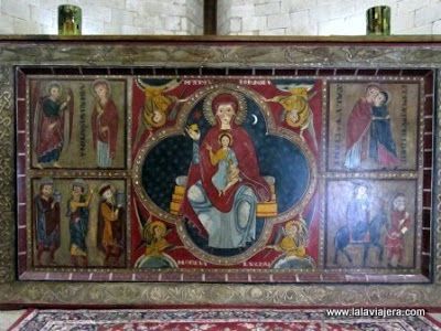 Pinturas Romanicas Altar Monasterio Lluca