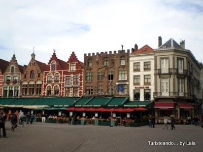 plaza markt brujas, flandes
